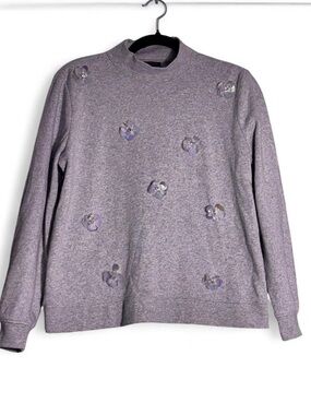 Talbots Sequin-Embellished Turtleneck Sweater